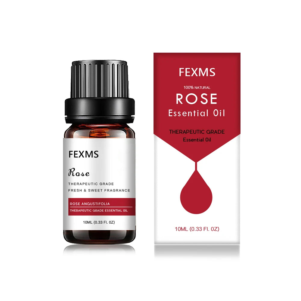 Rose Essential Oil 100% Pure Rose Aromatherapy Oils Floral Rose Fragrance Oil Therapeutic Grade Organic Rose Oils for Diffuser