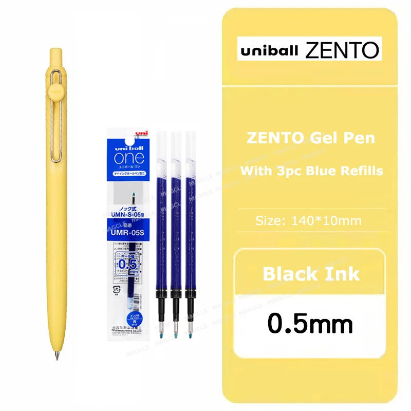 New Uniball Gel Ink Pen 0.5/0.38mm Multiple Colors Rod Smudge-Proof Fine Writing Without Fatigue Notes Journaling Drawing Tools