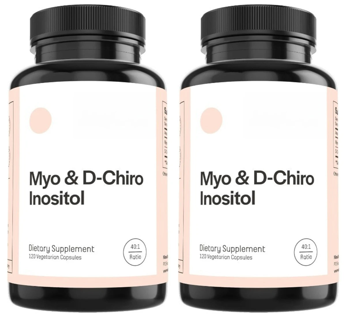 Women Myo & D-Chiro Inositol Capsule Daily Nutrition Supplements for Hormonal Balance and Ovarian Health Support 120 Count