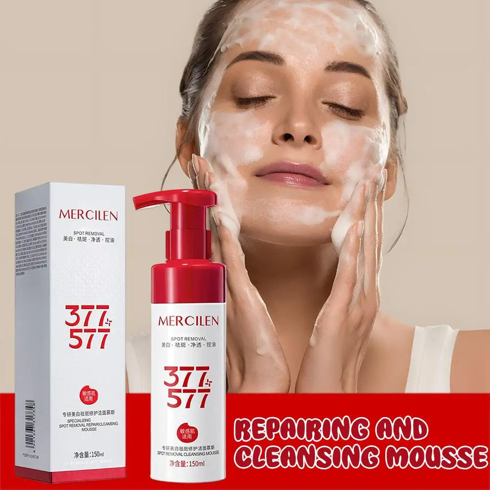 Mild Plant Extract Cleansing Mousse Rich Foam Oil Control Refreshing Facial Cleanser Gentle Purifying Hydrating Daily Face