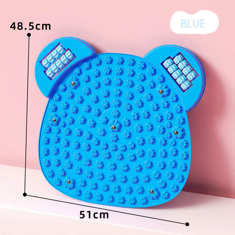 Oversized Shiatsu Foot Massager Board Third Generation with Massage Wheel Super Pain Relief Toe Pressure Cushion for Relaxation
