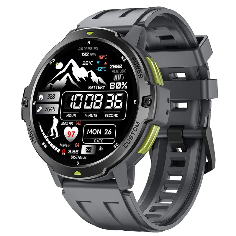 NEW Original Military GPS Smartwatch Fitness Clock 3ATM Waterproof Sports Wrist Smart Watches for Man Woman Luxury 2026 Android