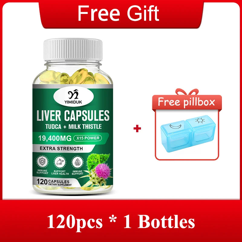 Liver Supplement, Support Liver Function Health, Powerful Antioxidant & Detoxifier, Heart Health & Healthy Cholesterol Levels