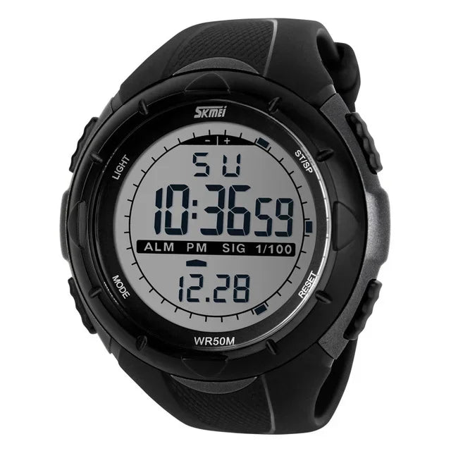 SKMEI 1025 Sports Countdown Electronic Mens Wristwatches Waterproof Digital Watch for Men Shockproof Military Clock Reloj Hombre
