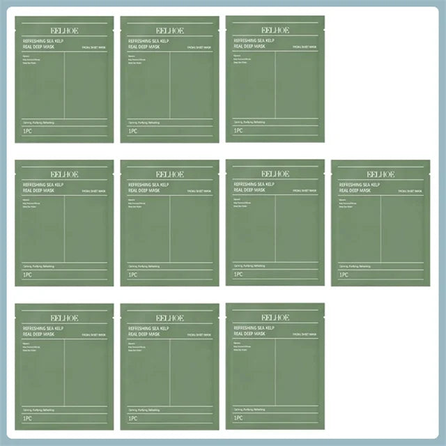 Seaweed Deep Repair Mask Restore Facial Skin Elasticity Hydration Plump Moisturizing Face Care Beauty Products Korean Cosmetics