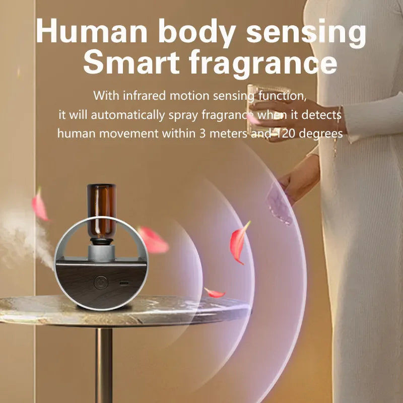 Essential Oil Diffuser Air Fresher Creative Sensor Intelligence Scent Machine Air Purifier Aromatherapy Room Aroma Diffusers