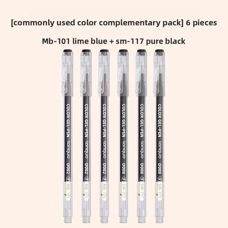 LANGUO Artistic Overlayable Skin Color Gel Pens High-Capacity Journaling for Drawing Replacement School Supplies Stationery