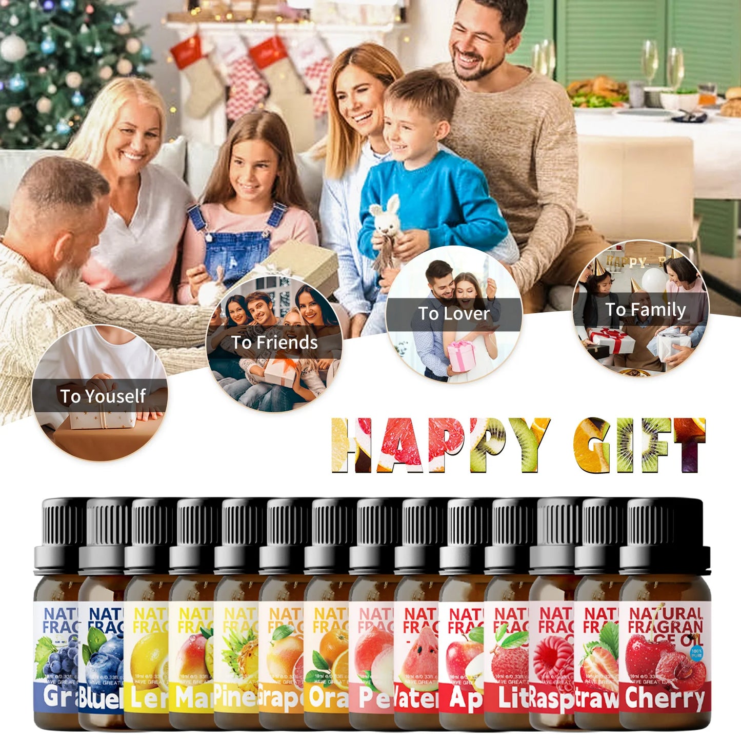 10ml Fig Essential Oil Skincare Bodycare Massage Oil Fruit-Scent Fragrance Oil Hypoallergenic Moisturizes Hydration Gift