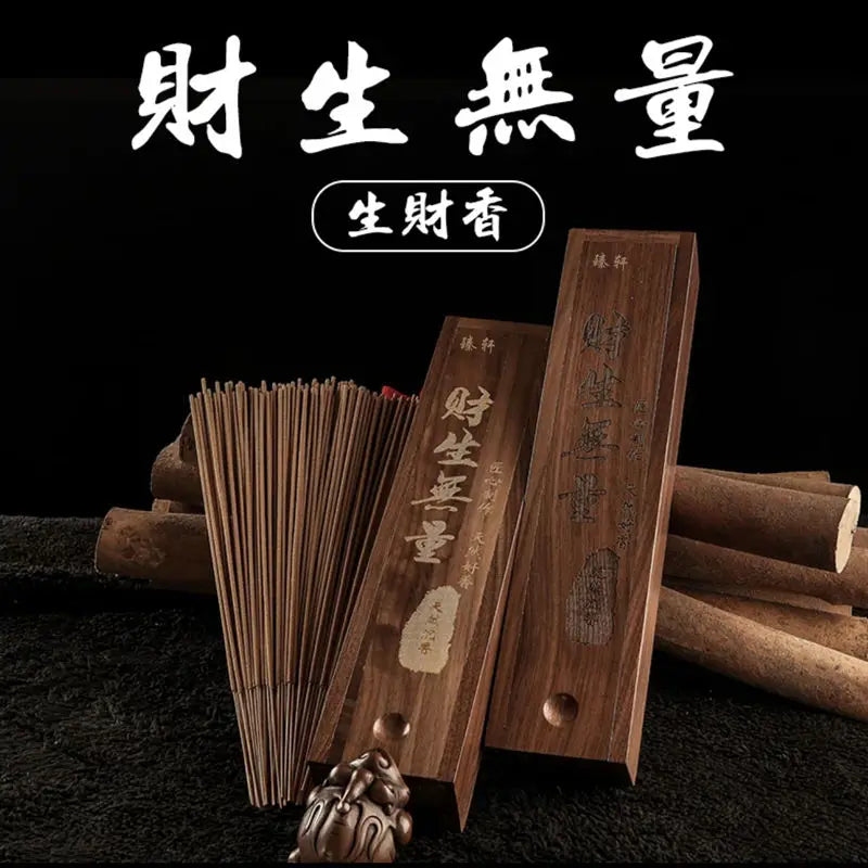 High Grade Buddha Incense Old Mountain Sandalwood Aquilemma Guanyin Maishen Incense Smokeless Incense Home Indoor Burning Ritual