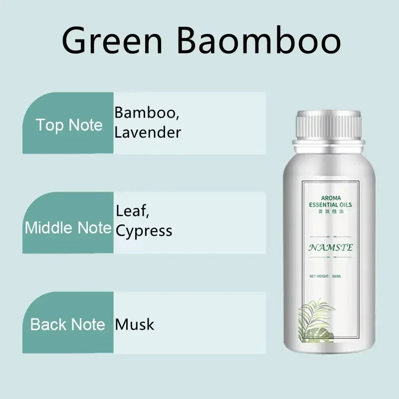 500ML Aromatherapy Oil Air Purifier Suitable for Aroma Diffuser Air Fresheners Humidifier Car Smoke Generator House Air Ionizer