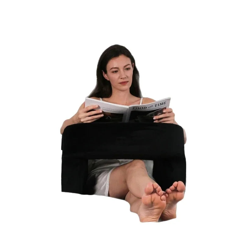 Portable Reading Pillow Lightweight Foldable Cushion Comfortable Back Support For Reading Office Home Outdoor Relaxation