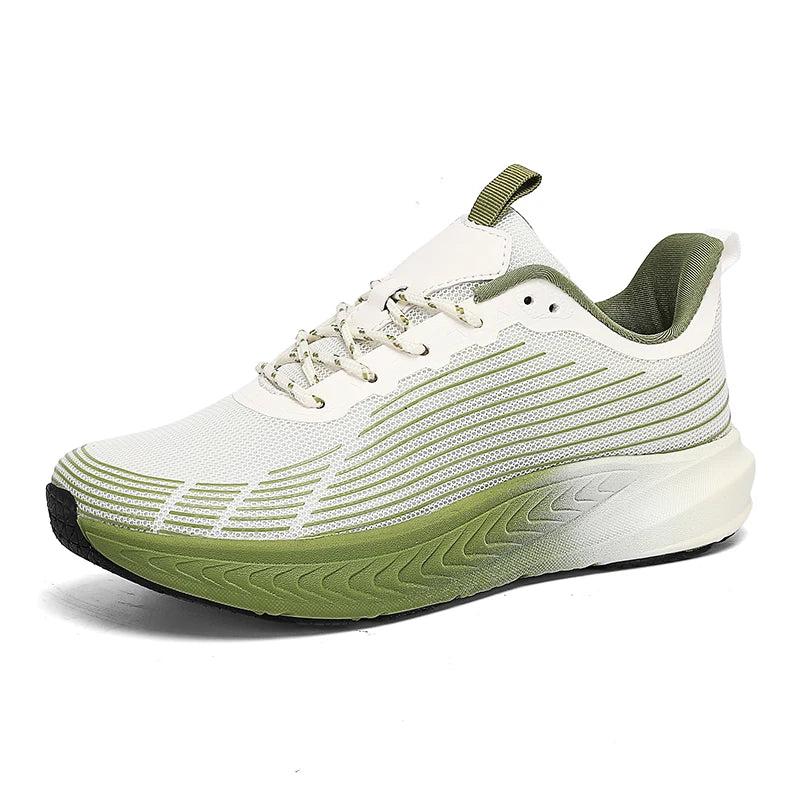 Men's Plus Size Sneaker Big Head Mesh Wide Palm Shoes Outdoor Knitted Breathable Running Fitness Shoes Driving Footwear