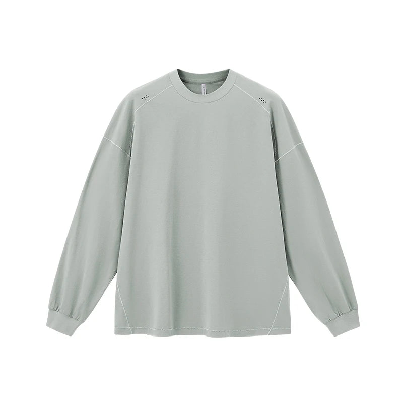 Dragon Scales Hydrogen Long-Sleeve T: Your Breezy Autumn Essential Breathable and Sweat-wicking O-neck Long-sleeved Shirt
