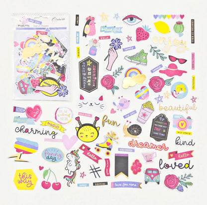 Creative Path Scrapbooking Diecut Paper Cutouts Vintage Die Cuts Ephemera Shapes For Journaling DIY Crafting Planner Card Making