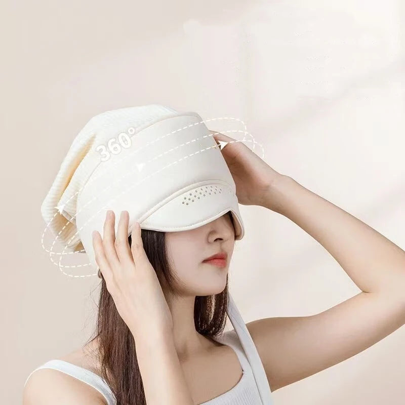 Rechargeable Electric Head And Eye Massager with Heat for Stress Relief Fatigue Relaxation - Headache Relief Massage Tool