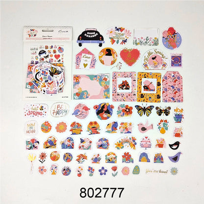 Creative Path Scrapbooking Diecut Paper Cutouts Vintage Die Cuts Ephemera Shapes For Journaling DIY Crafting Planner Card Making