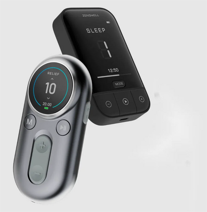ZenoWell Luna/Vita Vagus Nerve Stimulation for Non-Drug Sleep Aid Anxiety Relief Parasympathetic Activation for Deep Relaxation