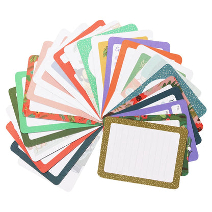Creative Path Cardboard Journaling Cards Double Sided Printing DIY Crafts Scrapbooking Project Album Journal Card Embellishments