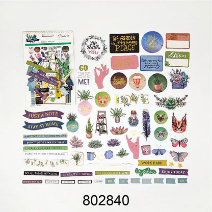 Creative Path Scrapbooking Diecut Paper Cutouts Vintage Die Cuts Ephemera Shapes For Journaling DIY Crafting Planner Card Making