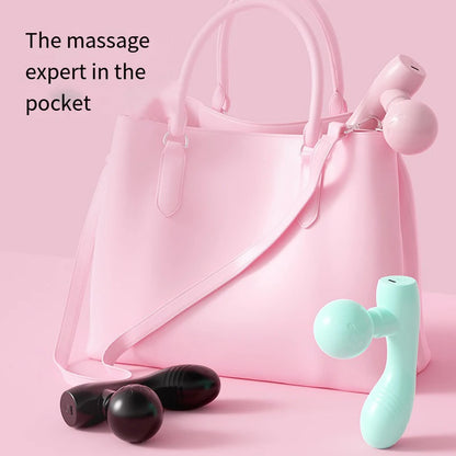 New Mini Fascia Tool Vibrating Fast Rechargeable Dual Head Both Portable Muscle Relaxation Full Body Universal Massage Artifact