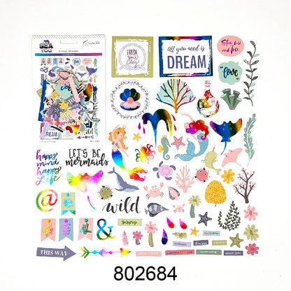 Creative Path Scrapbooking Diecut Paper Cutouts Vintage Die Cuts Ephemera Shapes For Journaling DIY Crafting Planner Card Making