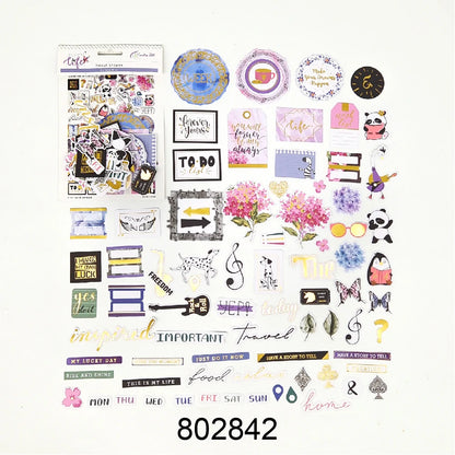 Creative Path Scrapbooking Diecut Paper Cutouts Vintage Die Cuts Ephemera Shapes For Journaling DIY Crafting Planner Card Making
