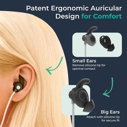 ZenoWell Luna/Vita Vagus Nerve Stimulation for Non-Drug Sleep Aid Anxiety Relief Parasympathetic Activation for Deep Relaxation