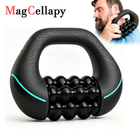 Massage Roller Handheld Deep Muscle Massage Relaxation Gun Cervical Neck massage Tool For Recovery After Exercise and Futness