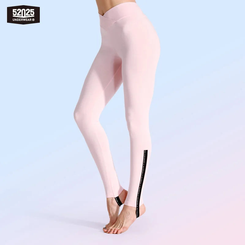 52025 Women's Thermal Stirrup Leggings – Body Shaping, Push-Up Fitness & Yoga Pants. Comfortable, Supportive Athletic Leggings