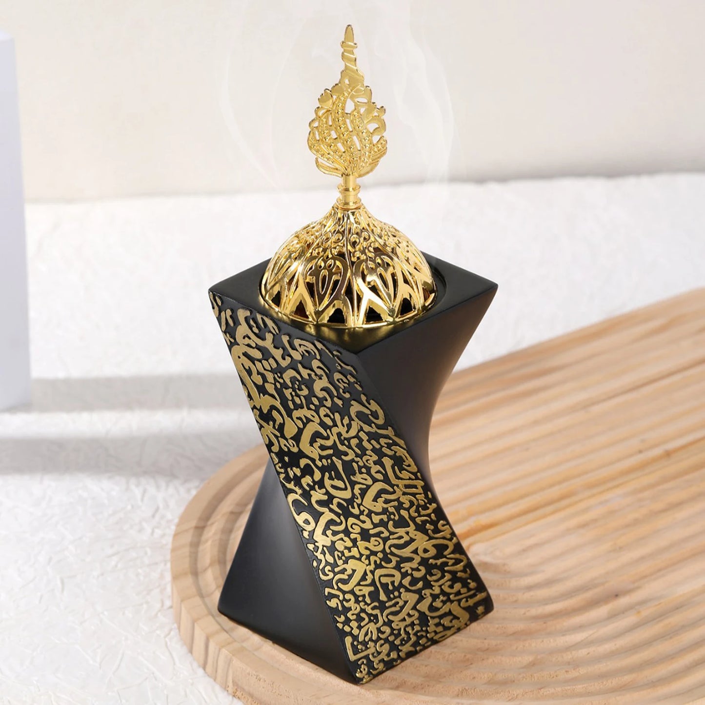 Incense Burner Stand Modern Incense Holder Accent Room Meditation Censer for Home Fragrance Desktop Gift Festivals Party Hotel