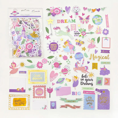 Creative Path Scrapbooking Diecut Paper Cutouts Vintage Die Cuts Ephemera Shapes For Journaling DIY Crafting Planner Card Making