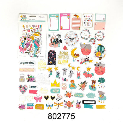 Creative Path Scrapbooking Diecut Paper Cutouts Vintage Die Cuts Ephemera Shapes For Journaling DIY Crafting Planner Card Making