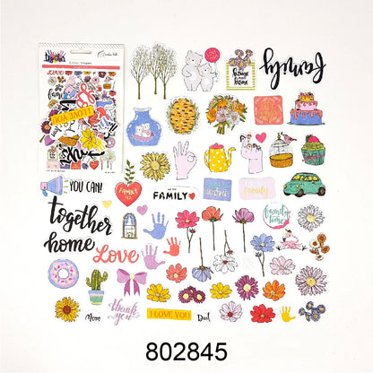 Creative Path Scrapbooking Diecut Paper Cutouts Vintage Die Cuts Ephemera Shapes For Journaling DIY Crafting Planner Card Making