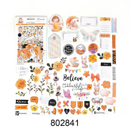 Creative Path Scrapbooking Diecut Paper Cutouts Vintage Die Cuts Ephemera Shapes For Journaling DIY Crafting Planner Card Making