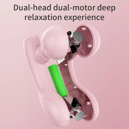 New Mini Fascia Tool Vibrating Fast Rechargeable Dual Head Both Portable Muscle Relaxation Full Body Universal Massage Artifact