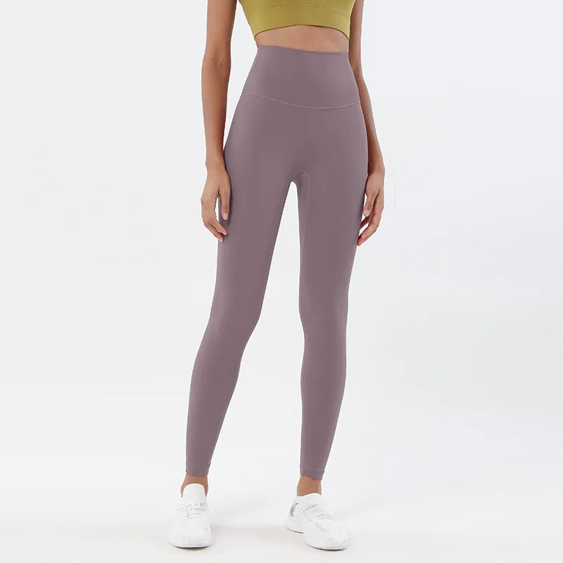 TRY TO BN Gym Leggings Yoga Pants Women Sports Fitness Naked Feeling High Waist Elastic Workout Push Up Leggings Tights Women