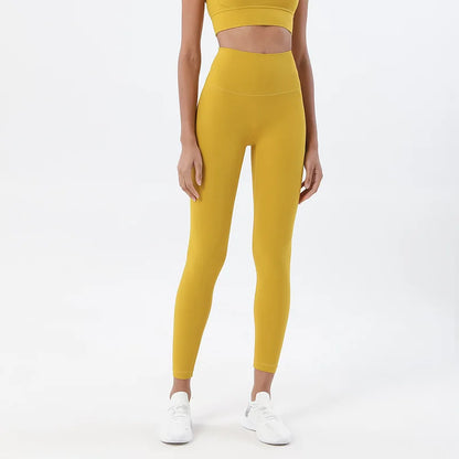 TRY TO BN Gym Leggings Yoga Pants Women Sports Fitness Naked Feeling High Waist Elastic Workout Push Up Leggings Tights Women