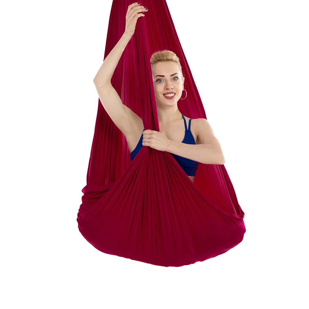 20 Color Aerial Yoga Hammock 4/5/6/7*2.8M Yoga Flying Swing for Anti-gravity Yoga Inversions Yoga Sling