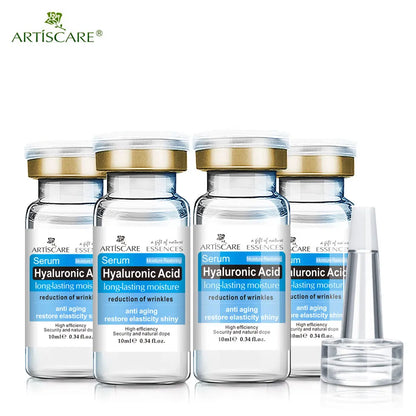 ARTISCARE Hyaluronic Acid Face Serum 4pcs/Lot for Moisturizing and Hydrating Facial HA Essence Face Care Products
