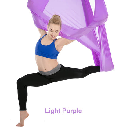 20 Color Aerial Yoga Hammock 4/5/6/7*2.8M Yoga Flying Swing for Anti-gravity Yoga Inversions Yoga Sling