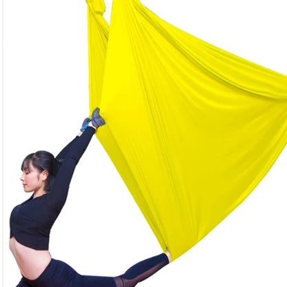 20 Color Aerial Yoga Hammock 4/5/6/7*2.8M Yoga Flying Swing for Anti-gravity Yoga Inversions Yoga Sling