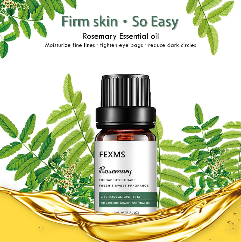 Rosemary Essential Oil (100% Pure Natural ) Therapeutic Grade - Perfect for Aromatherapy, Relaxation, Skin Therapy & More!