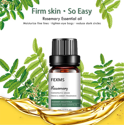 Rosemary Essential Oil (100% Pure Natural ) Therapeutic Grade - Perfect for Aromatherapy, Relaxation, Skin Therapy & More!
