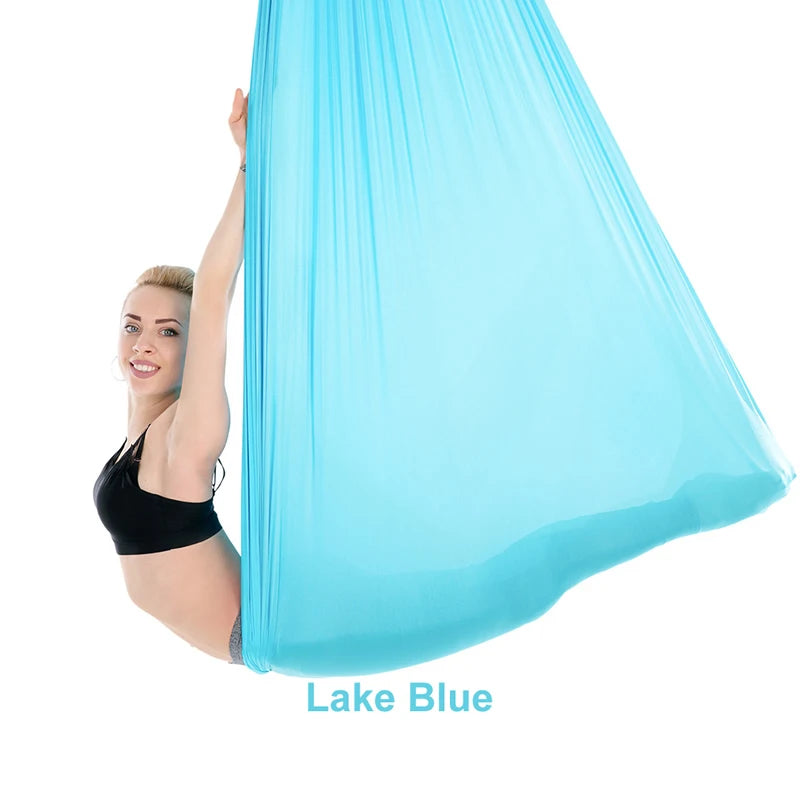 20 Color Aerial Yoga Hammock 4/5/6/7*2.8M Yoga Flying Swing for Anti-gravity Yoga Inversions Yoga Sling