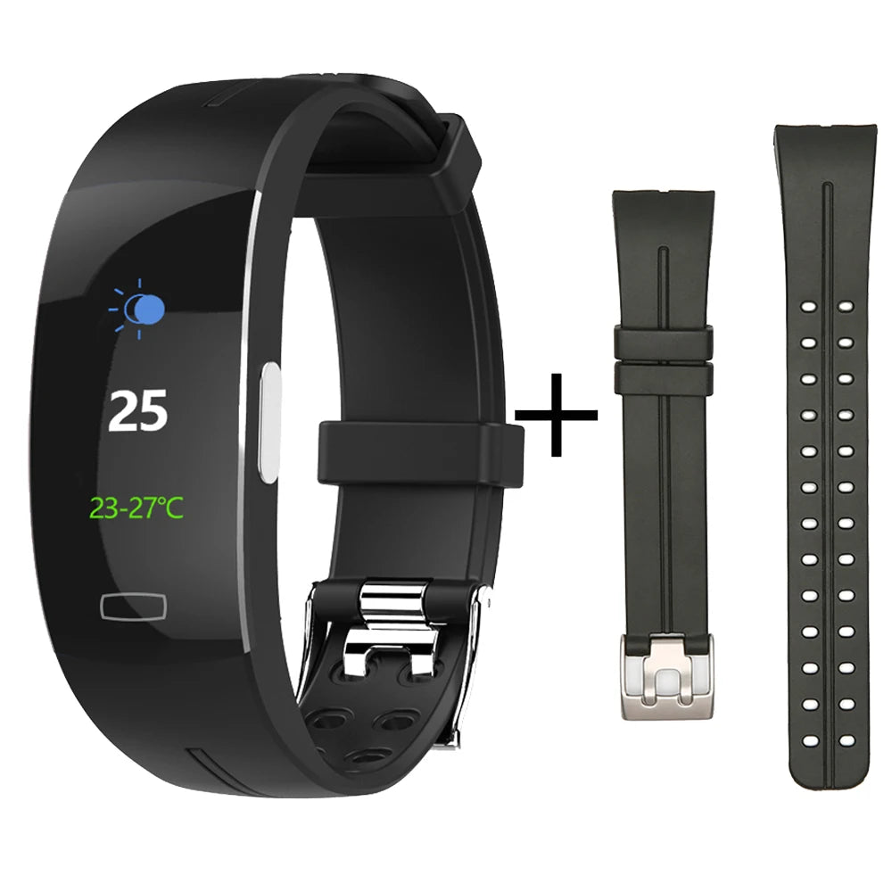 ECG+PPG Smart Bracelet Men Heart Rate Blood Pressure Oxygen Monitoring Healthy Smart Band IP67 Waterproof Sport Fitness Watch