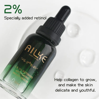 AILKE Retinol Brightening, Anti Wrinkles Cream, For Black, Dark, Brown, Caramel Skin, Lighten Skin Tone, Whitening Face Care Set
