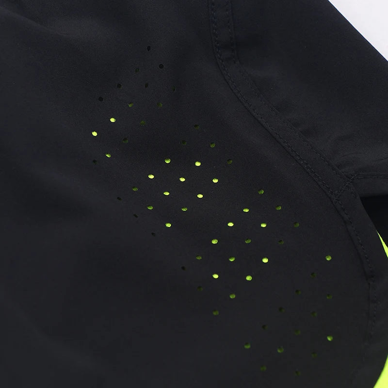 ARSUXEO Men's Cycling Shorts Quick Drying Sweatpants With Pocket Loose Fitness Sports Shorts Breathable Mountain Bike Shorts
