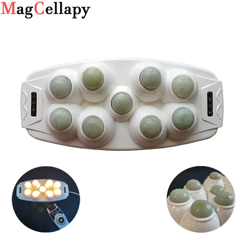 Heat Therapy Natural Jade Massageadon Physical Therapeutic Device For Body Tens Massage Relaxation and Muscle Stimulator