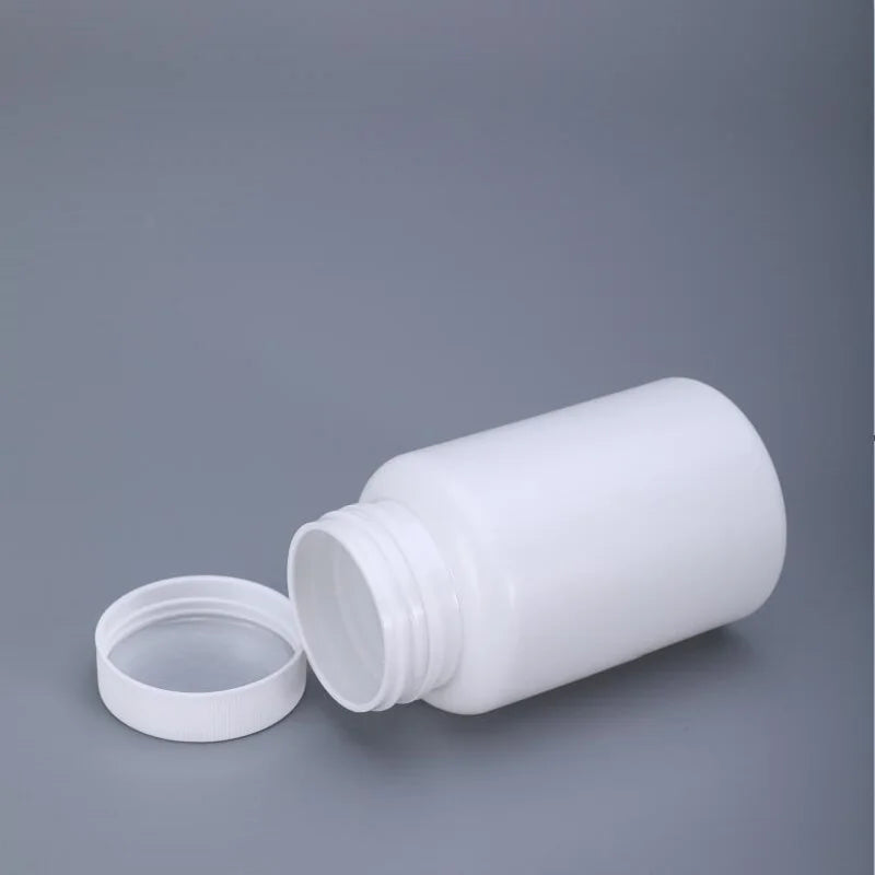 UMETASS Thicken 200ML Pill Bottle Solid Powder Medicine Pill Reagent Container for Supplements Vitamins and Medicine 20PCS/lot