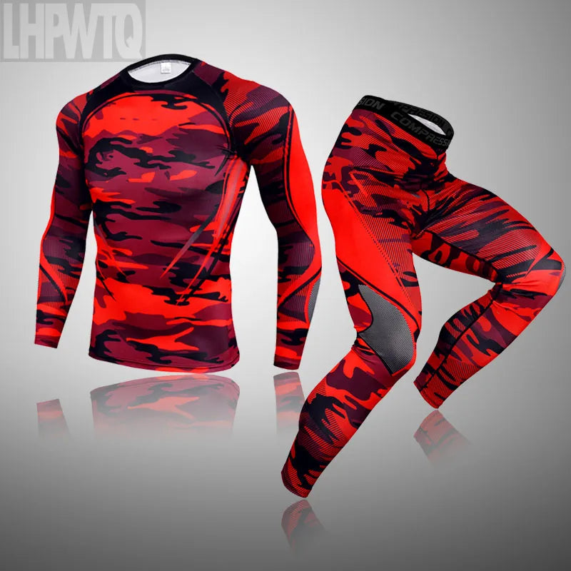 Brand New Winter Thermal Underwear Sets Men Long Johns Thermal Thermo Clothes  Men's clothing compression men t-shirt leggings
